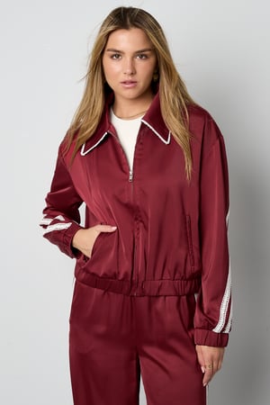 Satin Look Sporty Jacket h5 Picture9